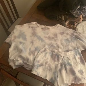 Free People sweatshirt and shirt set